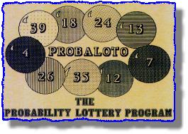 Probaloto the Probability Lottery Program
